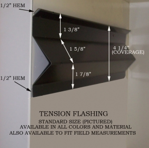 Standard size (pictured). Available in all colors and materials. Size to field measurements.