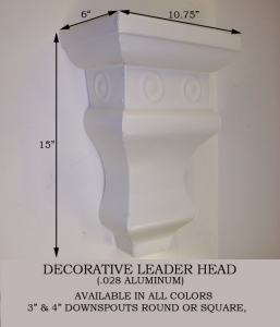 3” & 4” Downspouts. Round or square.