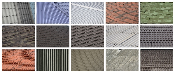 There are many different roofing material types, many of which have been displayed here. 